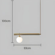 Waverley Branch Glass Linear Pendant Light — gallery image 14