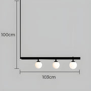 Waverley Branch Glass Linear Pendant Light — gallery image 19