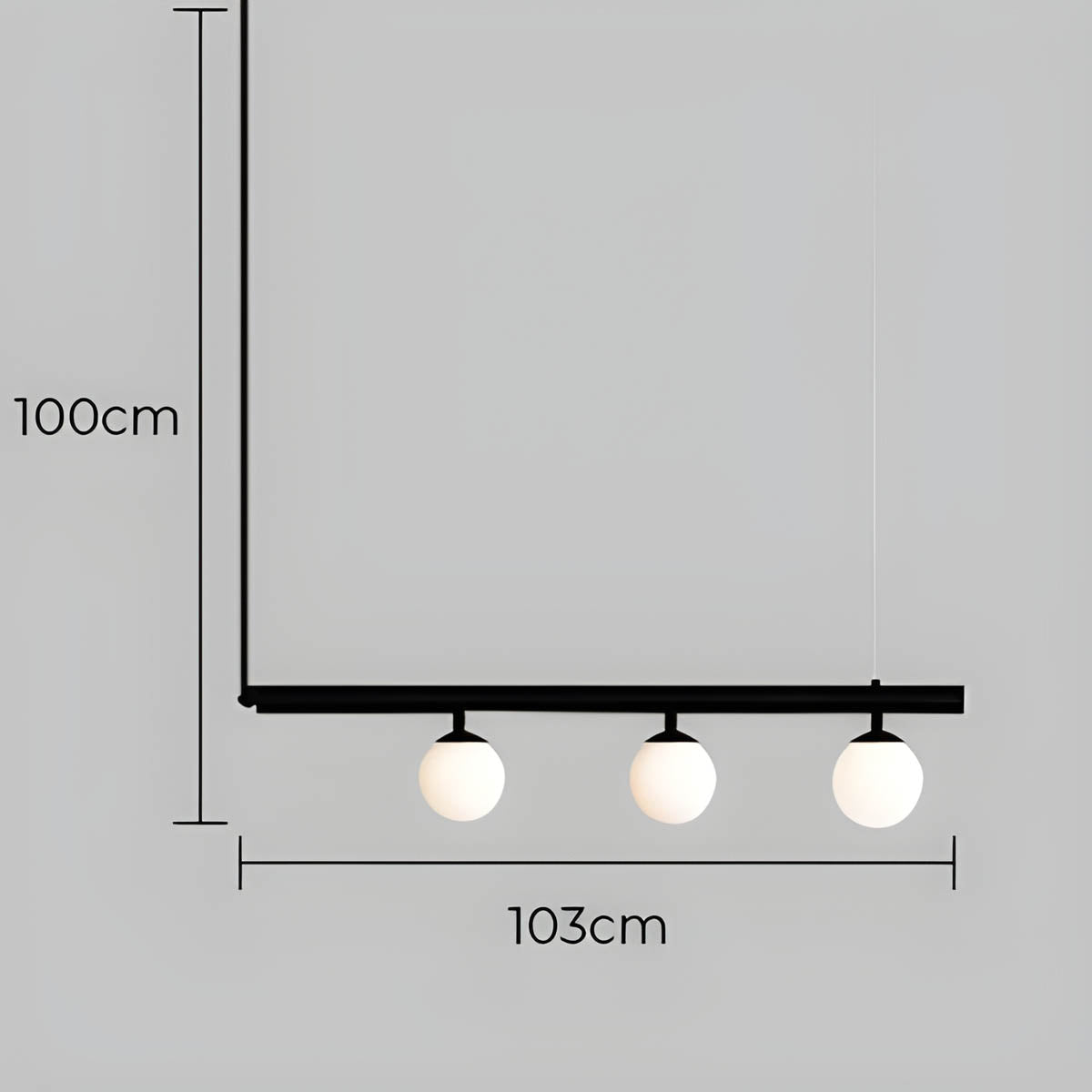 Waverley Branch Glass Linear Pendant Light — gallery image 19