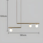 Waverley Branch Glass Linear Pendant Light — gallery image 18