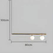Waverley Branch Glass Linear Pendant Light — gallery image 16