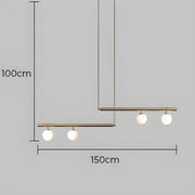 Waverley Branch Glass Linear Pendant Light — gallery image 22