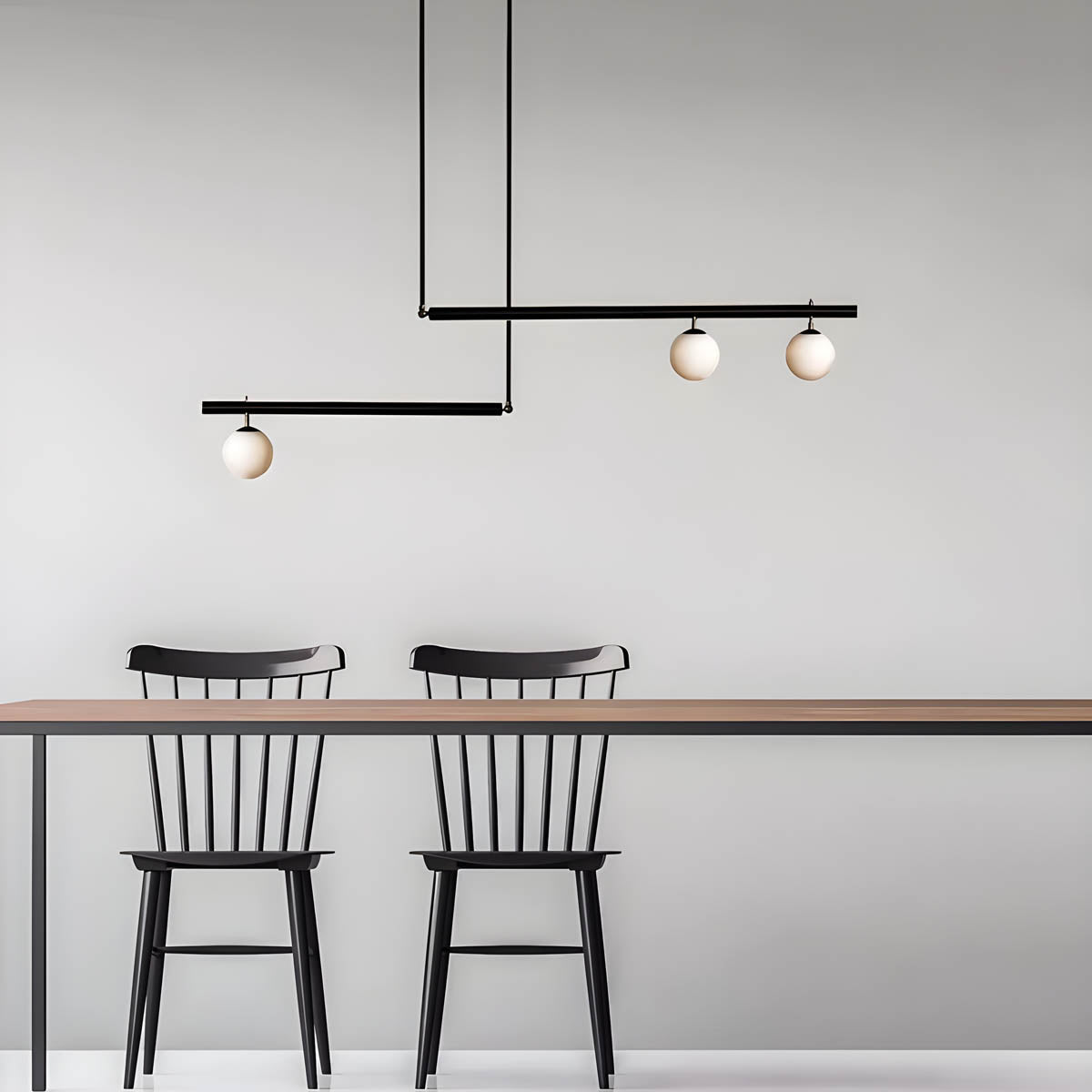 Waverley Branch Glass Linear Pendant Light — gallery image 2