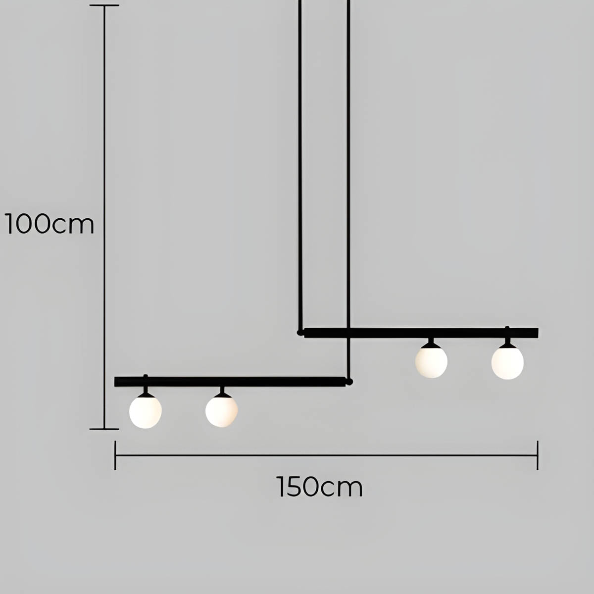 Waverley Branch Glass Linear Pendant Light — gallery image 21