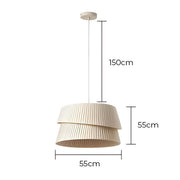 Thornfield Branch Pleated Chandelier — gallery image 19