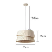 Thornfield Branch Pleated Chandelier — gallery image 21