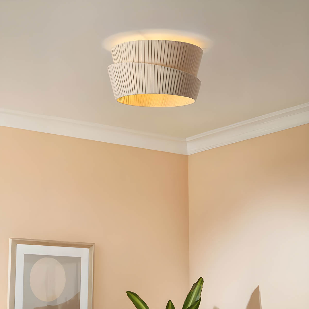 Thornfield Branch Pleated Chandelier — gallery image 6