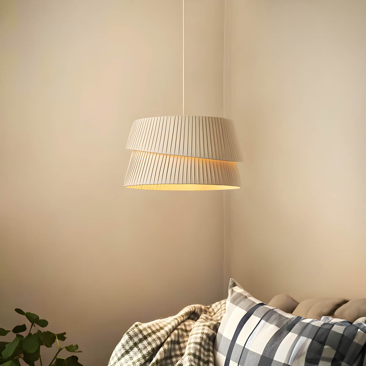 Thornfield Branch Pleated Chandelier — gallery image 12