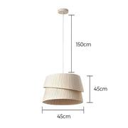 Thornfield Branch Pleated Chandelier — gallery image 17