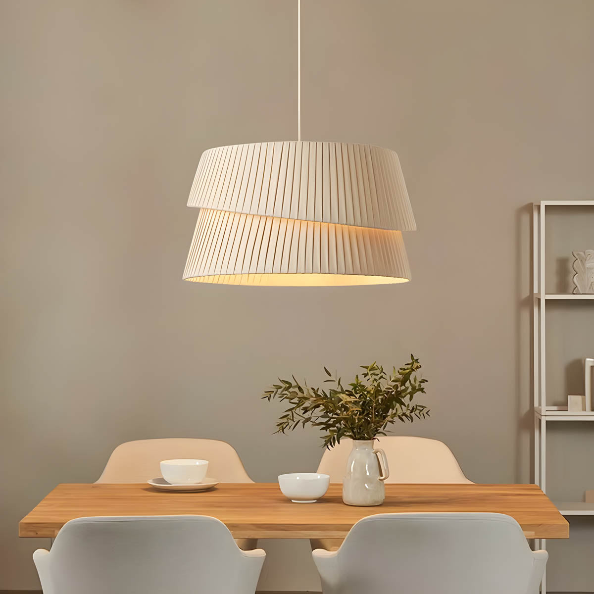 Thornfield Branch Pleated Chandelier — gallery image 2