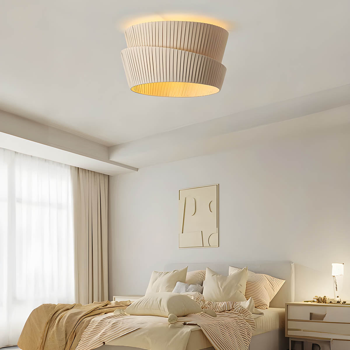 Thornfield Branch Pleated Chandelier — gallery image 11