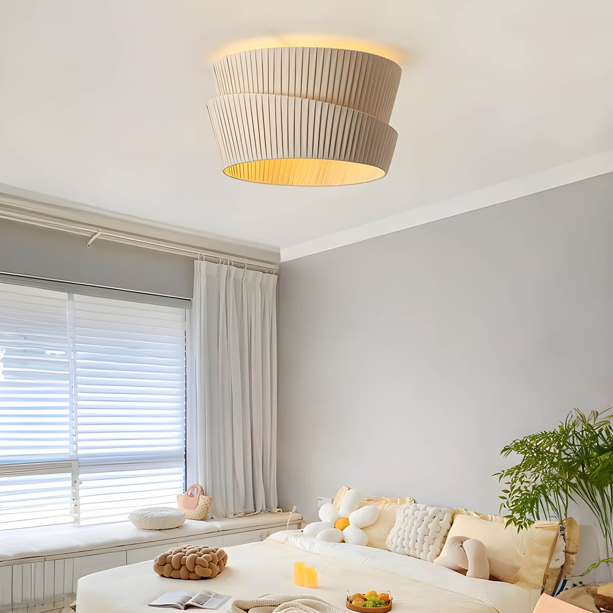 Thornfield Branch Pleated Chandelier — gallery image 3