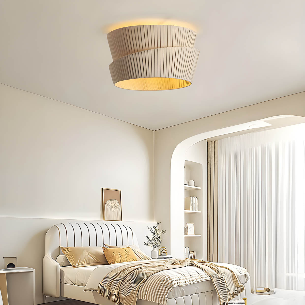 Thornfield Branch Pleated Chandelier — gallery image 9