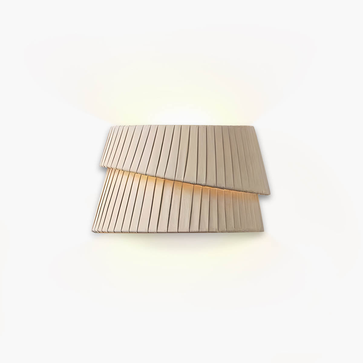 Elmwood Branch Pleated Wall Sconce — gallery image 1