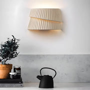 Elmwood Branch Pleated Wall Sconce — gallery image 2