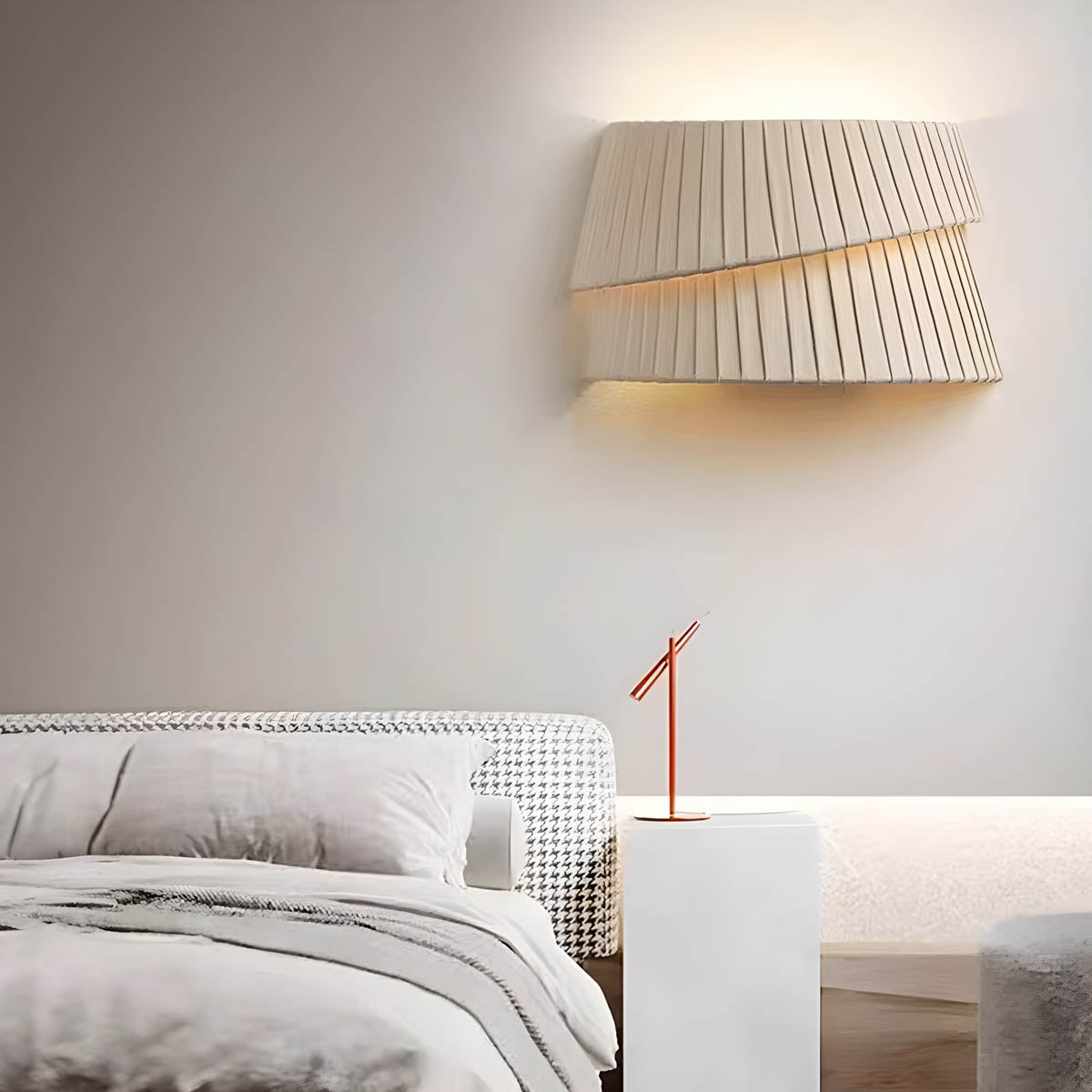 Elmwood Branch Pleated Wall Sconce — gallery image 5
