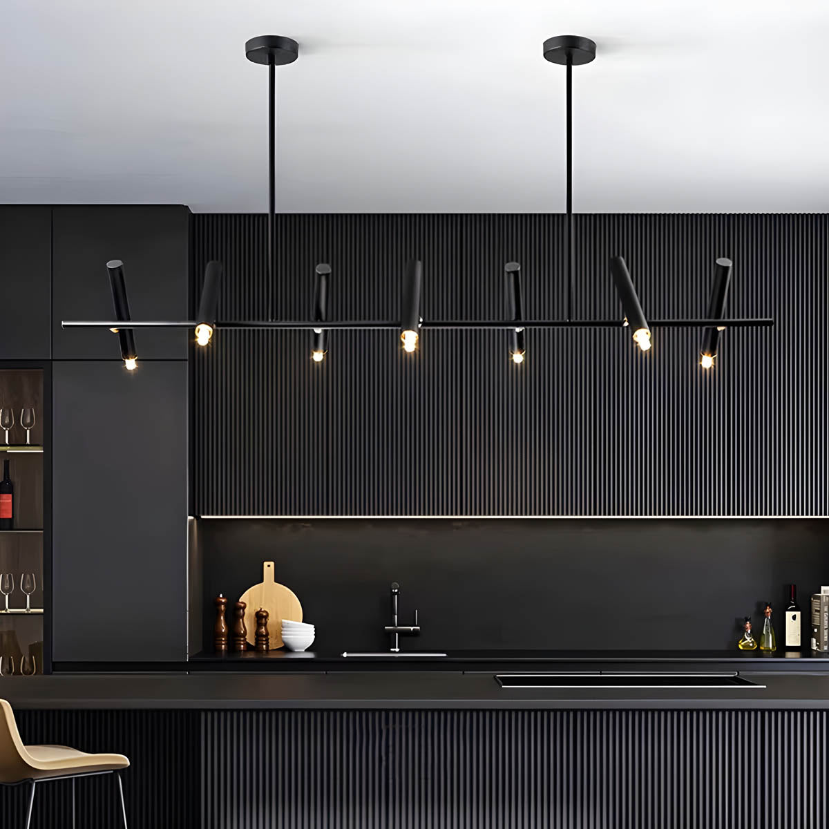 Bayberry Branch Aluminum Ceiling Light — gallery image 3