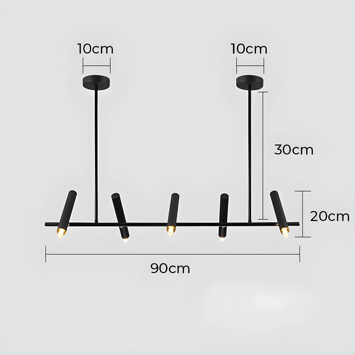 Bayberry Branch Aluminum Ceiling Light — gallery image 11