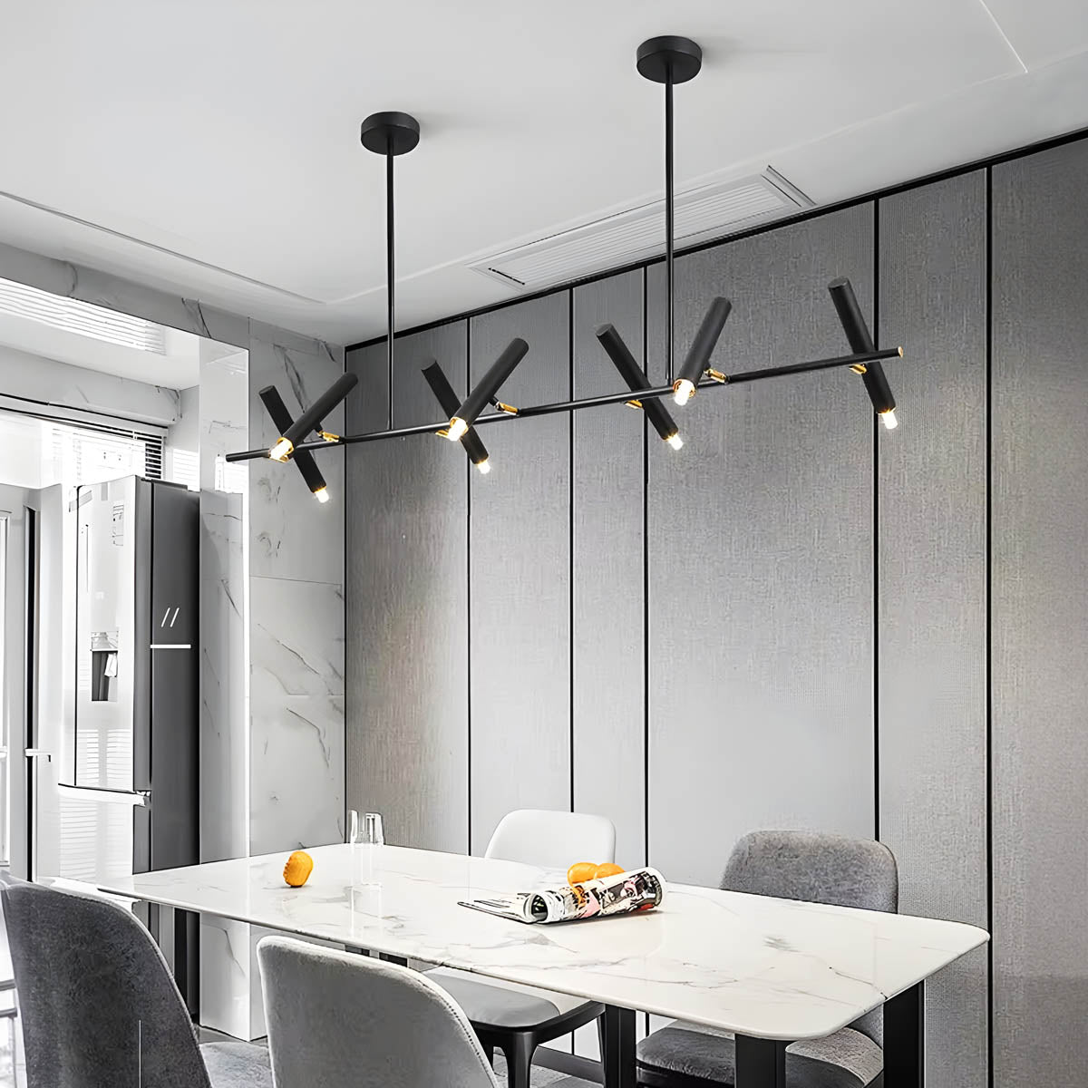 Bayberry Branch Aluminum Ceiling Light — gallery image 7