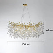 Laurelwood Branch Crystal Branch Chandelier — gallery image 18