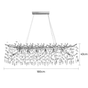 Laurelwood Branch Crystal Branch Chandelier — gallery image 30