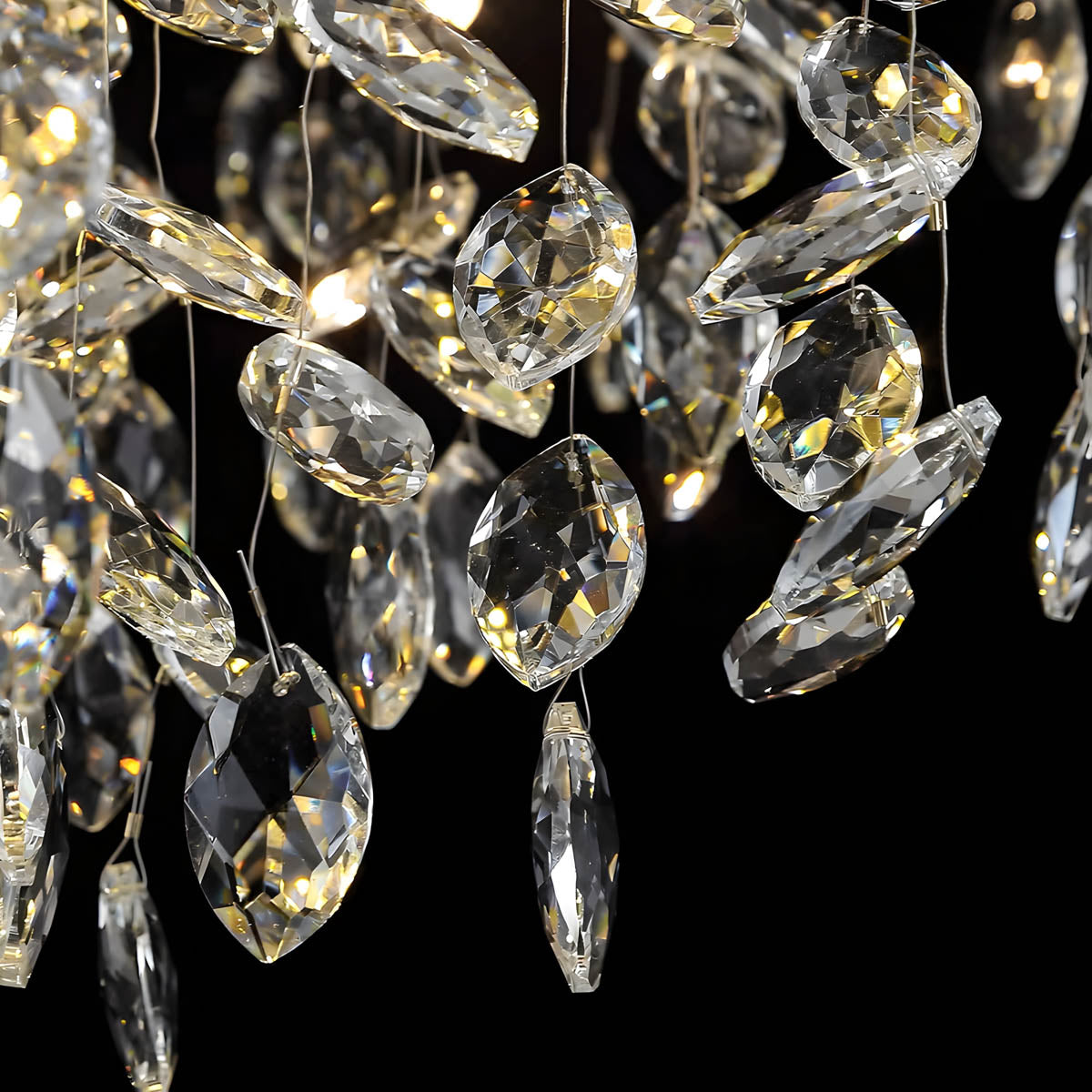 Laurelwood Branch Crystal Branch Chandelier — gallery image 13