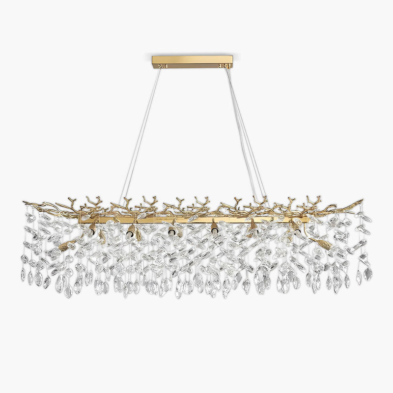 Laurelwood Branch Crystal Branch Chandelier — gallery image 1