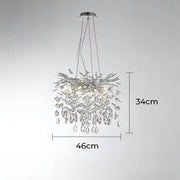 Laurelwood Branch Crystal Branch Chandelier — gallery image 15