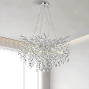 Laurelwood Branch Crystal Branch Chandelier — gallery image 10