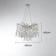 Laurelwood Branch Crystal Branch Chandelier — gallery image 17