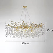 Laurelwood Branch Crystal Branch Chandelier — gallery image 23