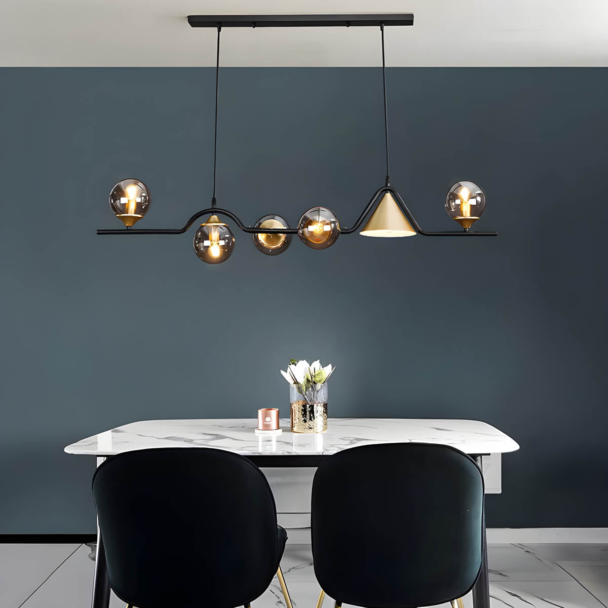 Redfern Branch Glass Chandelier — gallery image 2