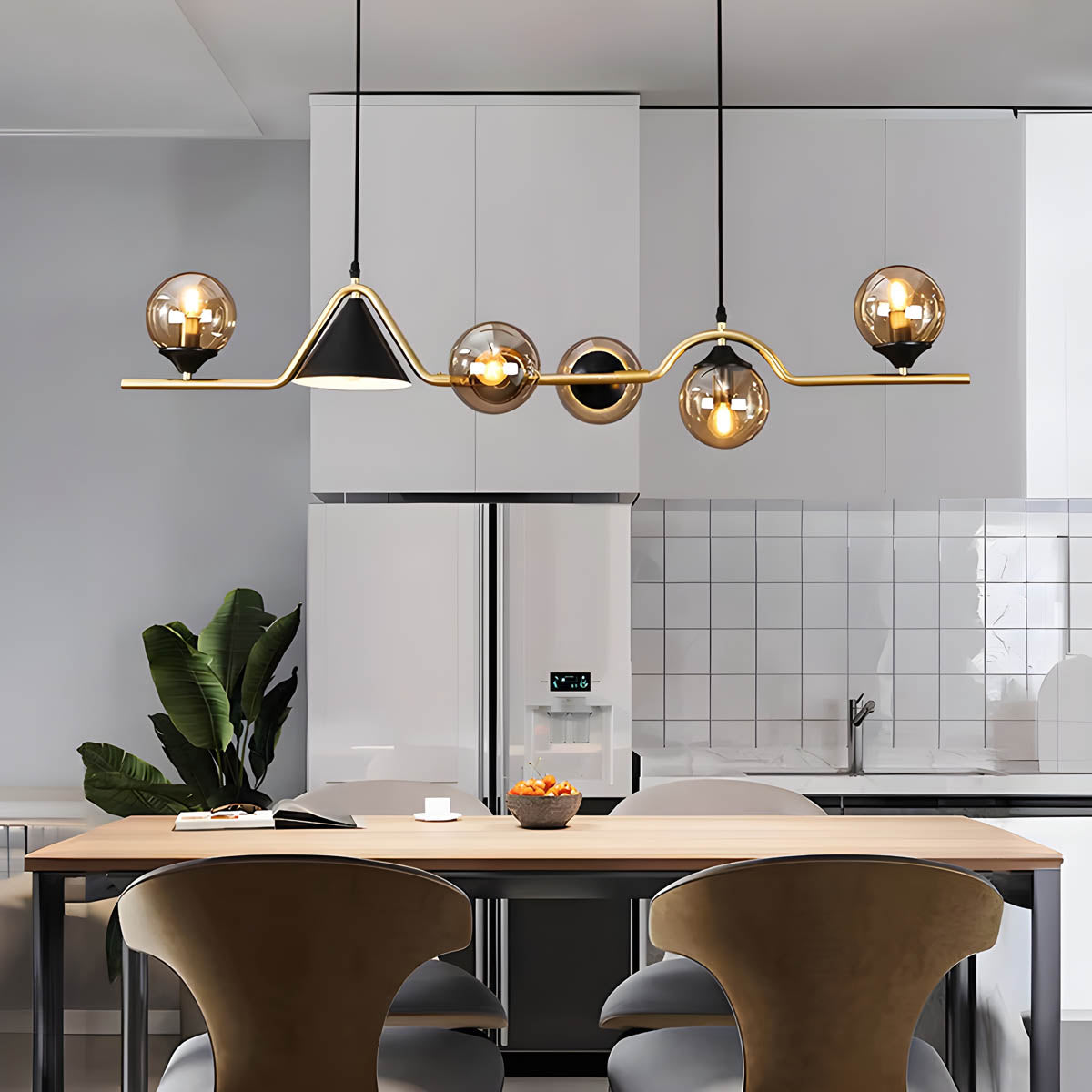 Redfern Branch Glass Chandelier — gallery image 3