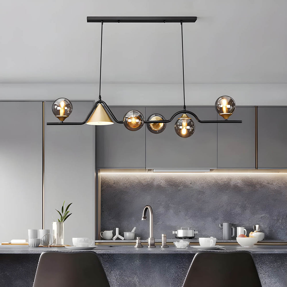 Redfern Branch Glass Chandelier — gallery image 4