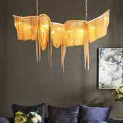 Kingsley Branch Aluminum Chandelier — gallery image 3