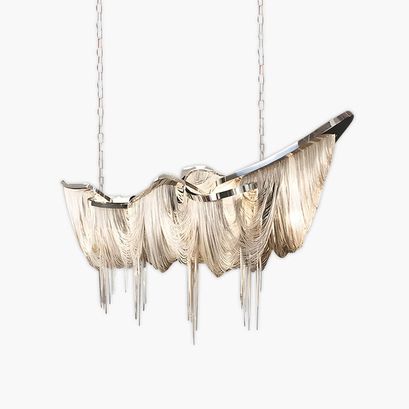 Kingsley Branch Aluminum Chandelier — gallery image 1