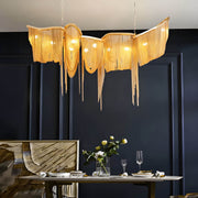 Kingsley Branch Aluminum Chandelier — gallery image 9