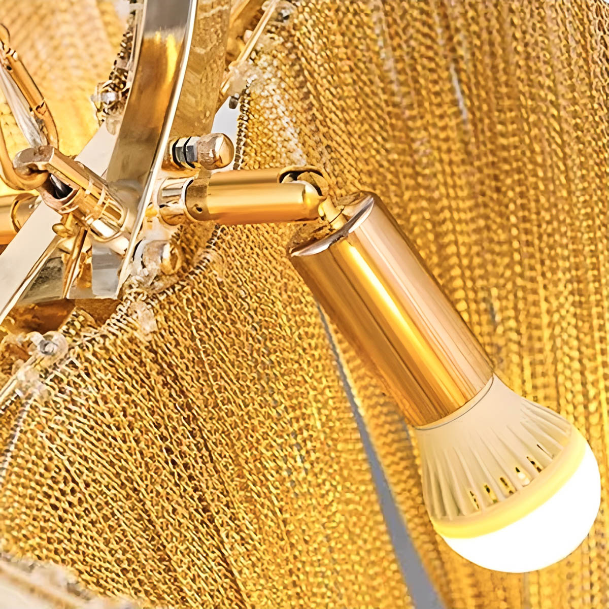 Kingsley Branch Aluminum Chandelier — gallery image 12