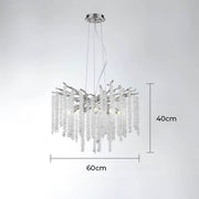Riverton Branch Crystal Branch Chandelier — gallery image 15