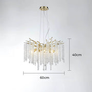 Riverton Branch Crystal Branch Chandelier — gallery image 16