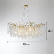 Riverton Branch Crystal Branch Chandelier — gallery image 20