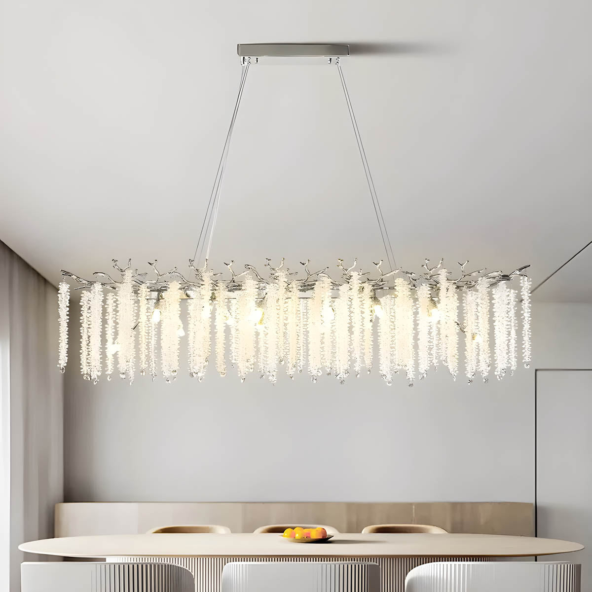 Riverton Branch Crystal Branch Chandelier — gallery image 3