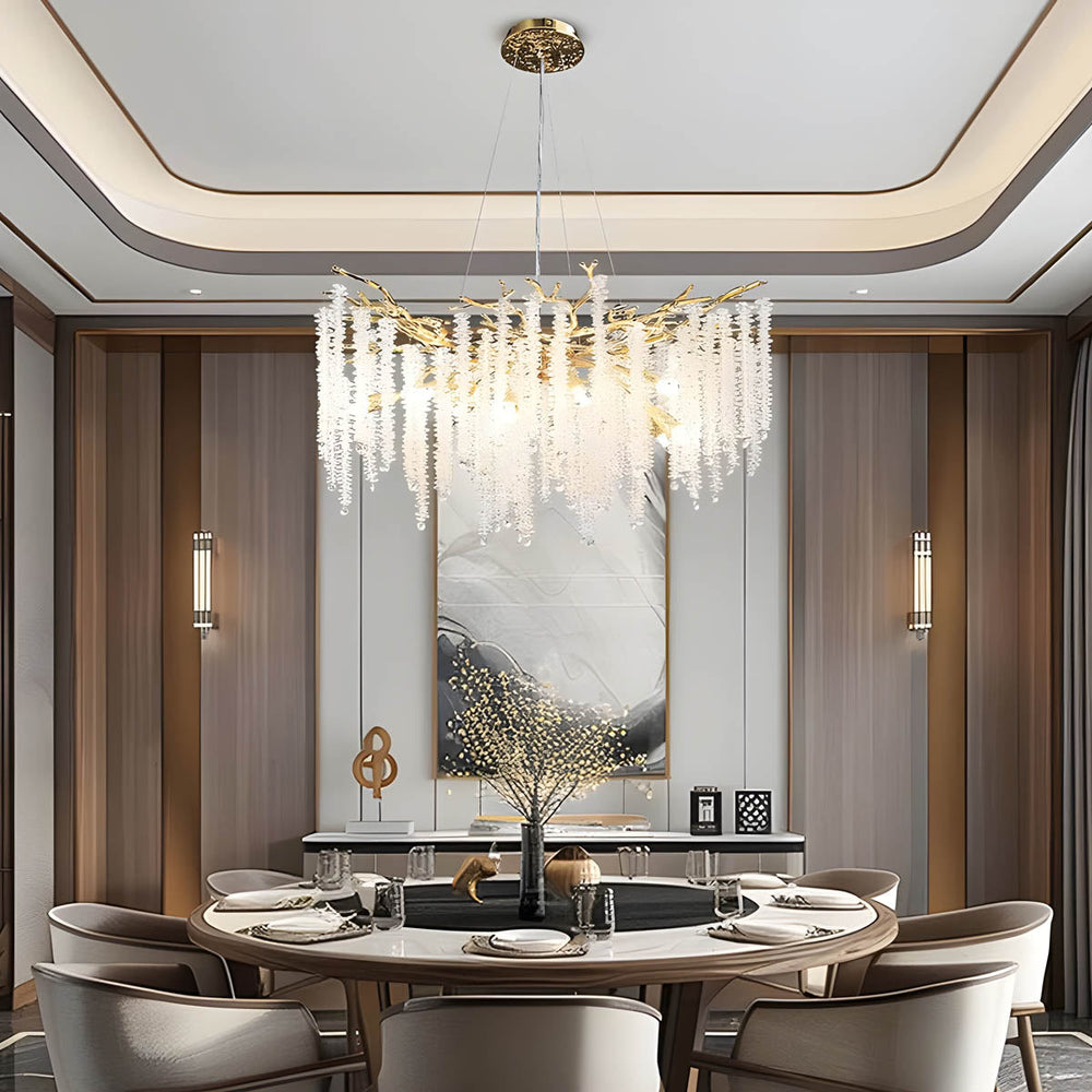 Riverton Branch Crystal Branch Chandelier — gallery image 4