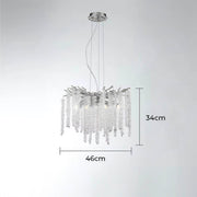 Riverton Branch Crystal Branch Chandelier — gallery image 13