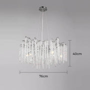 Riverton Branch Crystal Branch Chandelier — gallery image 17