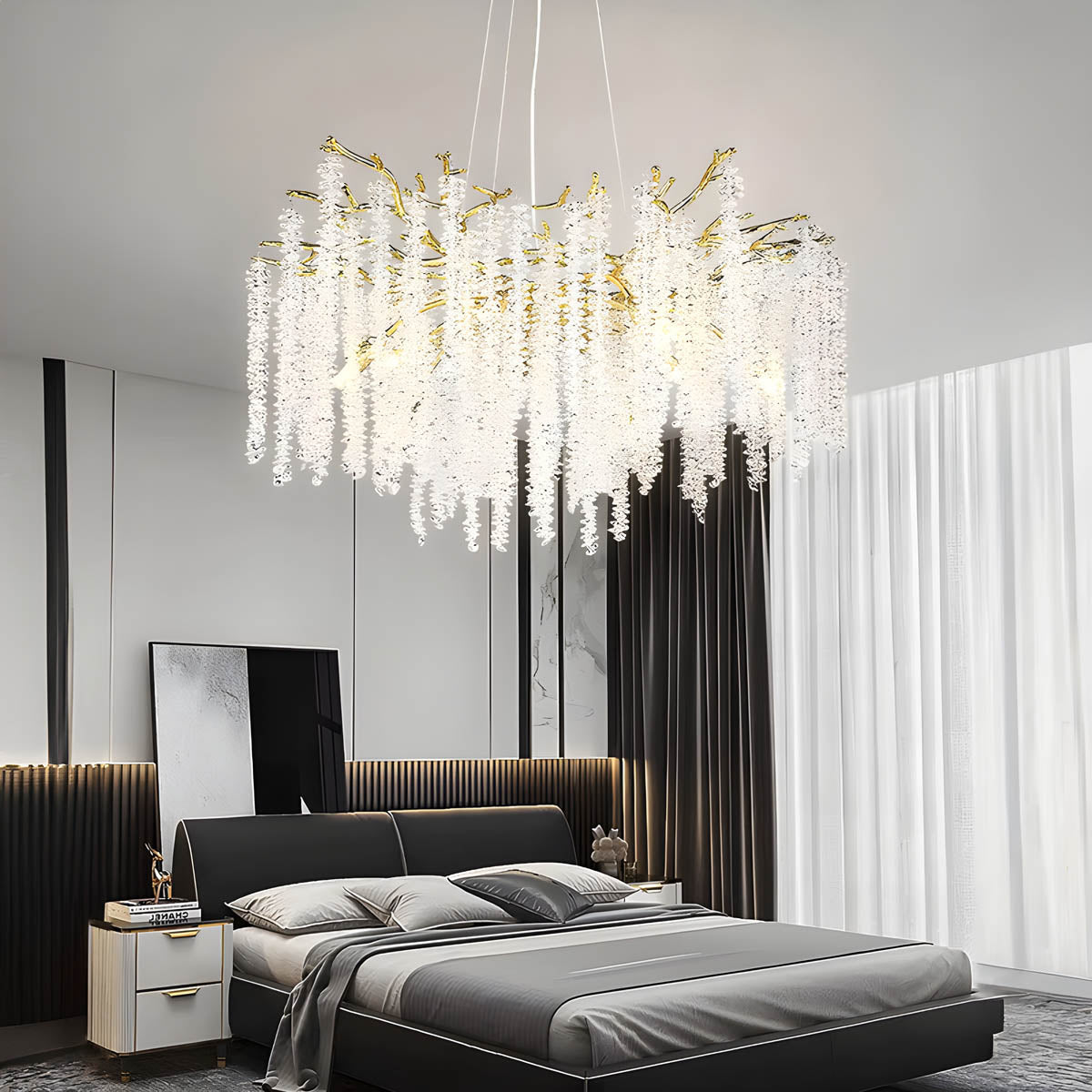 Riverton Branch Crystal Branch Chandelier — gallery image 10