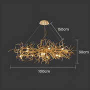 Fielding Branch Aluminum Branch Chandelier — gallery image 13