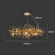 Fielding Branch Aluminum Branch Chandelier — gallery image 15