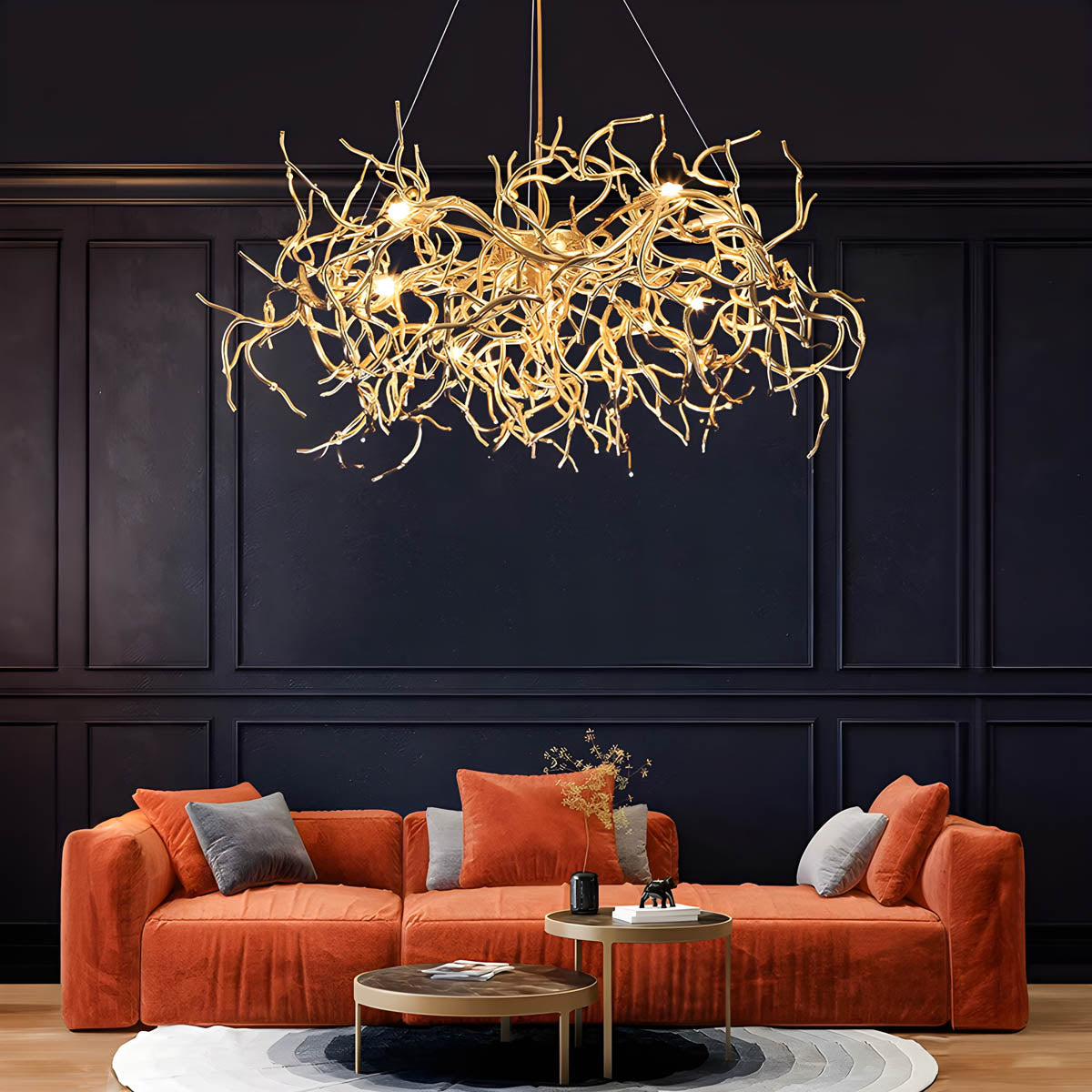 Fielding Branch Aluminum Branch Chandelier — gallery image 5