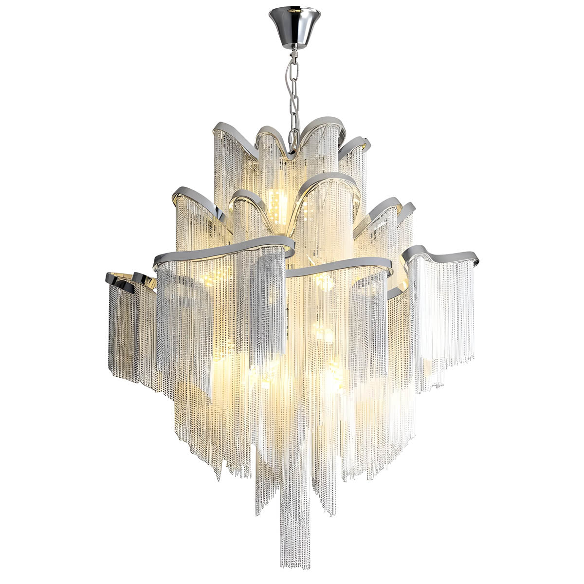 Wildwood Branch Aluminum Chandelier — gallery image 11